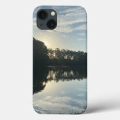 グルジア湖畔のサンライズIPhoneケース Case-Mate iPhoneケース (裏面)