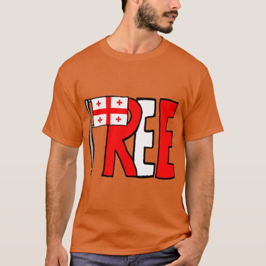 グルジア無料 Tシャツ (正面)