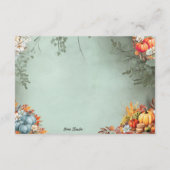 グルジア空白のレシピカード エンクロージャーカード (裏面)