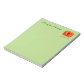 グルジア素晴らしオキーフェレッドポピーフラワー1927 ノートパッド (回転)