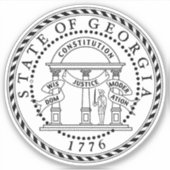 グルジア素晴らしシール シール (正面)