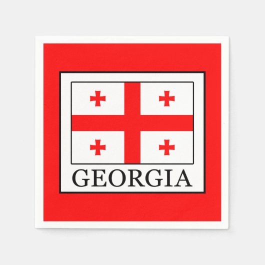 グルジア スタンダードカクテルナプキン (正面)