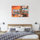 グルジア(チェロキーバラ) – 大文字場面 キャンバスプリント (インサイチュ (寝室))