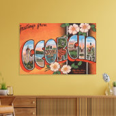 グルジア(チェロキーバラ) – 大文字場面 キャンバスプリント (インサイチュ (リビング))