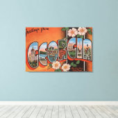 グルジア(チェロキーバラ) – 大文字場面 キャンバスプリント (インサイチュ (ウッドフロア))