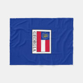 グルジア フリースブランケット (正面(横))