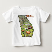 グルジア ベビーTシャツ (正面)