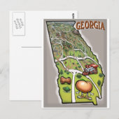 グルジア ポストカード (正面/裏面)