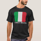グルジア・メロイタリアンニ国旗 Tシャツ (正面)