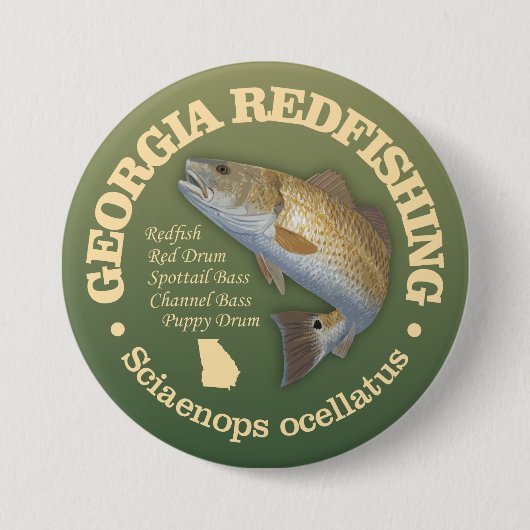 グルジア（レディフィッシュ） 缶バッジ (正面)