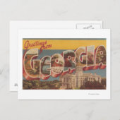 グルジア(州首都) – 大文字場面 ポストカード (正面/裏面)