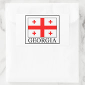 グルジア 長方形シール (バッグ)