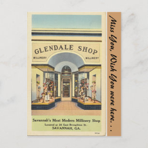 グルジアGlendale Millineryショップ ポストカード