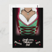 グルスボムオクトーバーフェスト ポストカード (正面/裏面)