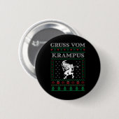 グルスヴォムクランプスゴシック醜いクリスマスセーターKram 缶バッジ (正面&裏面)