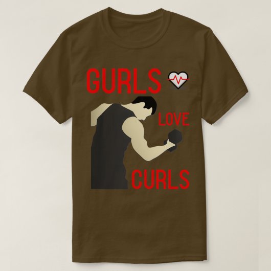 グルズラブカールスジム Tシャツ (デザイン正面)