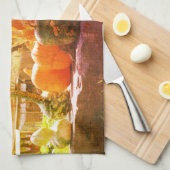 グルズ&カボンプキンスファームスタンド抽象芸術 キッチンタオル (四つ折り)