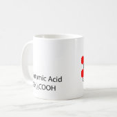 グルタミン酸 コーヒーマグカップ (正面左)