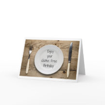 グルテおもしろいンフリー誕生日カード