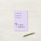 グルテパーソナライズされたンフリー乳製ナットフリー ポストイット (デスク上)