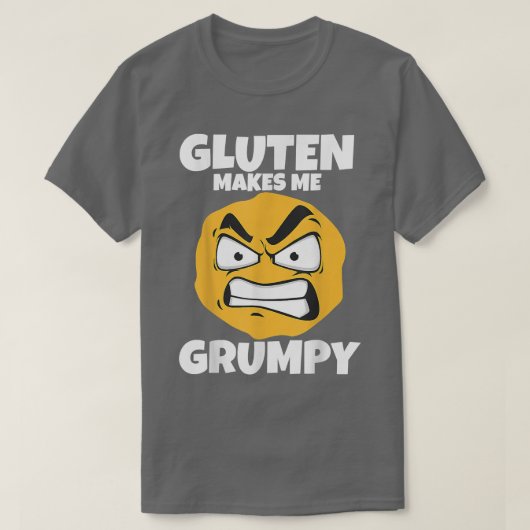 グルテンおもしろいフリーライフスタイル小麦セリアック病A Tシャツ (デザイン正面)