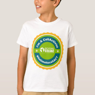 グルテンなしの子供のワイシャツ Tシャツ