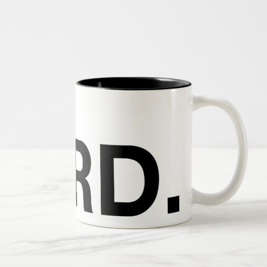 グルテンの自由なおたくのマグ ツートーンマグカップ (右)