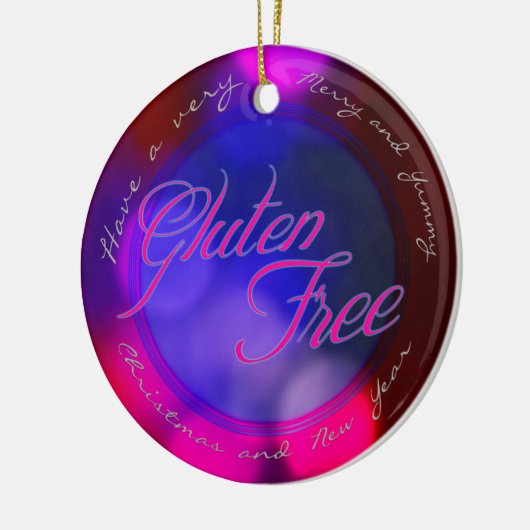 グルテンの自由なオーナメント- Shexyの木のための… セラミックオーナメント (左)