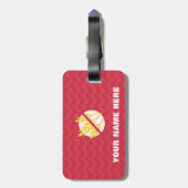 グルテンの自由な子供のCeliacすごい女の子のラベル ラゲッジタグ (裏面縦)