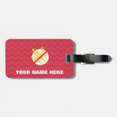 グルテンの自由な子供のCeliacすごい女の子のラベル ラゲッジタグ (裏面横)