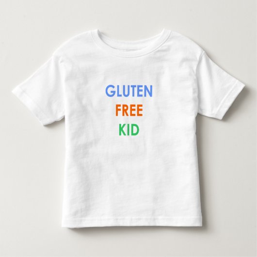 グルテンの自由なCeliac子供のTシャツ トドラーTシャツ (正面)