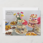 グルテンはパーティの招待状を解放します 招待状 (正面)