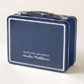 グルテンは無いのか？ドーナツ メタルランチボックス (裏面)