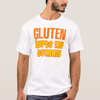グルテンは私のおなかを傷つけます Tシャツ