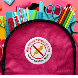 グルテンアレルギーバッジ 缶バッジ