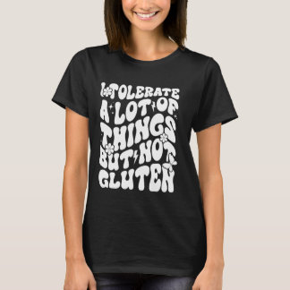 グルテンセリアック病グルテンフリーアンチグルテン Tシャツ