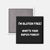 グルテンフリーだ！お前の力すごいは？マグネット マグネット (正面/裏面)