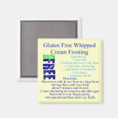 グルテンフリーつや消しレシピ マグネット (正面/裏面)