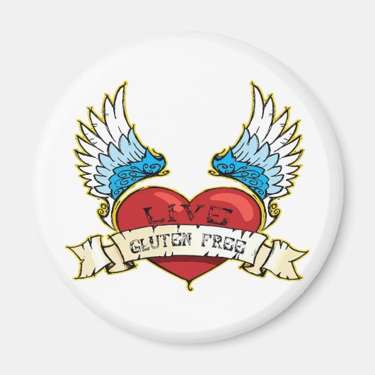 グルテンフリーで生きる マグネット (正面)