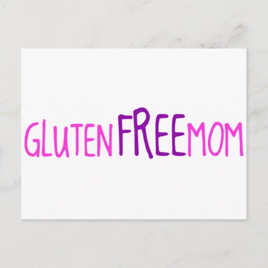グルテンフリーのお母さん ポストカード (正面)