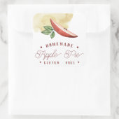 グルテンフリーのアップルパイラベル スクエアシール (バッグ)