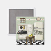 グルテンフリーのキッチングリーン マグネット (正面/裏面)