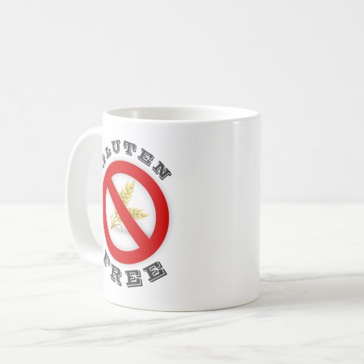 グルテンフリーのコーヒーマグ コーヒーマグカップ (正面左)