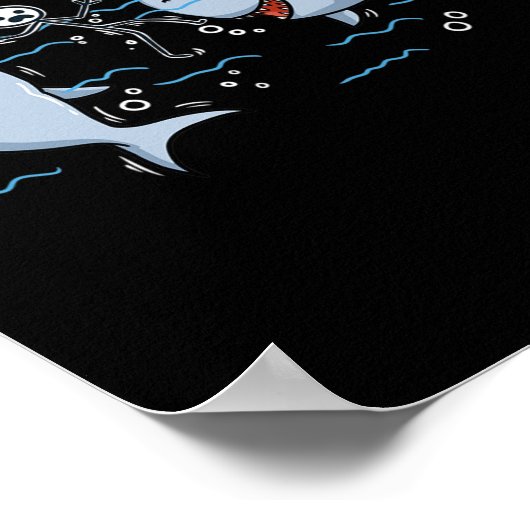 グルテンフリーのサメの贈り物セリアック病 ポスター (角)