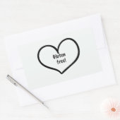 グルテンフリーのシール 長方形シール (封筒)