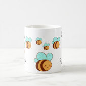 グルテンフリーの忙しい蜂 コーヒーマグカップ (中央)
