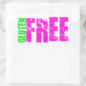 グルテンフリーの明るい芸術 長方形シール (バッグ)