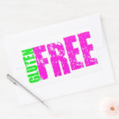 グルテンフリーの明るい芸術 長方形シール (封筒)