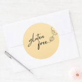 グルテンフリーの焼き菓子 ラウンドシール (封筒)