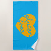 グルテンフリーの ビーチタオル (正面)